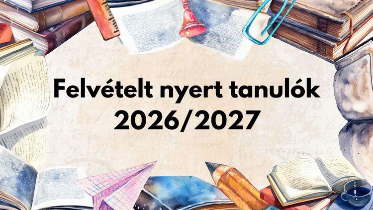 Felvételt nyert tanulók2026