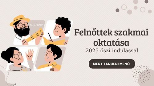 Felnőttek szakmai képzése 2025 ősz