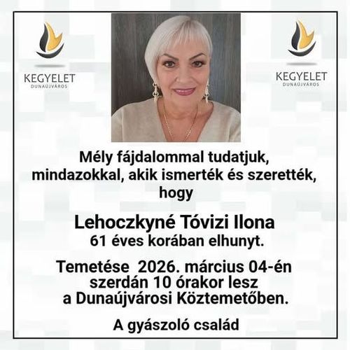 Búcsú kolléganőnktől